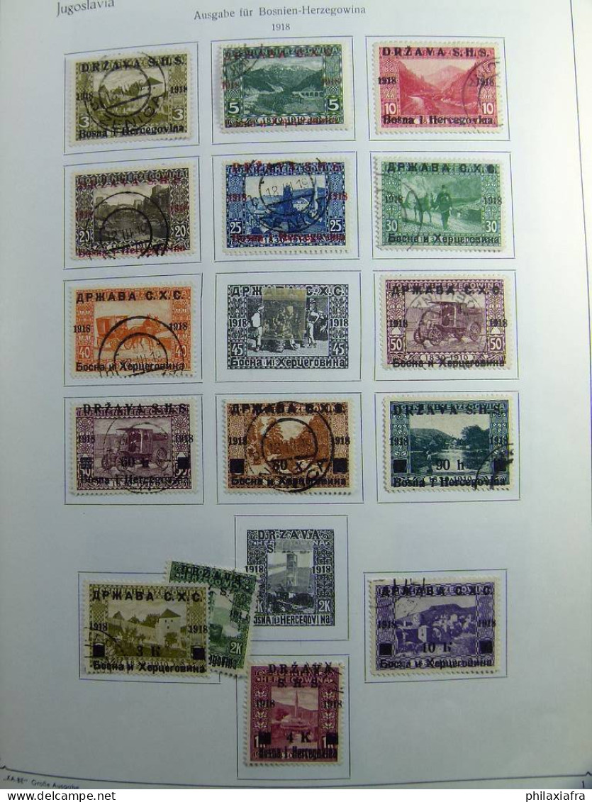 Collection Yougoslavie, Album, 1918-70, Timbres, Neufs */** Oblitéré Spécialisé - Collections, Lots & Series