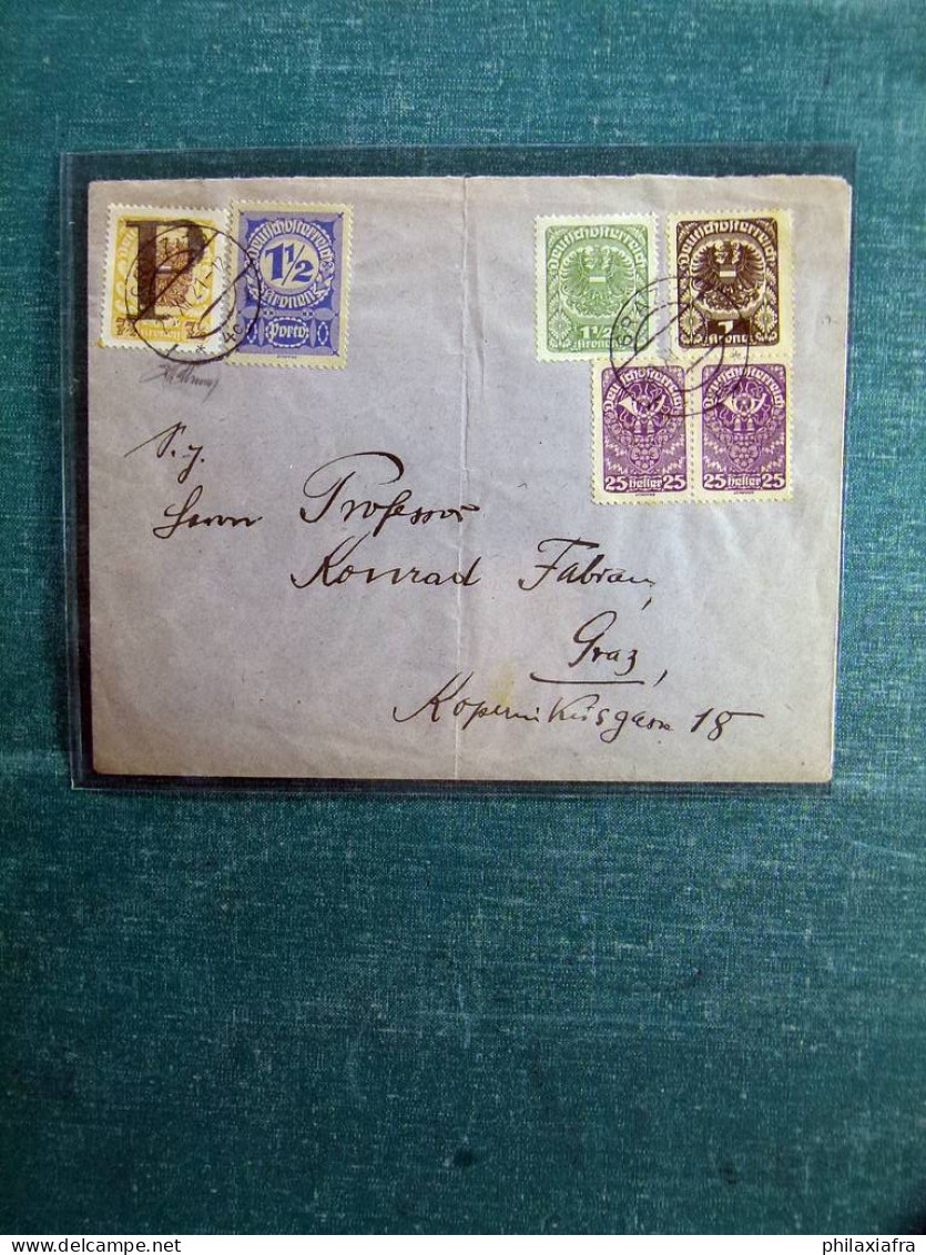 Stock lots Autrichie enchères anciennes, timbres, neufs et oblitéré FISA WIPA CV