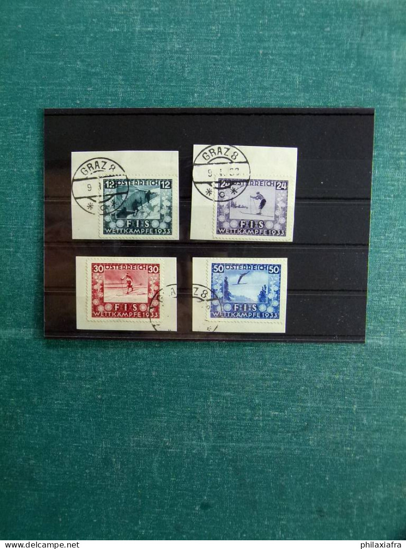 Stock lots Autrichie enchères anciennes, timbres, neufs et oblitéré FISA WIPA CV