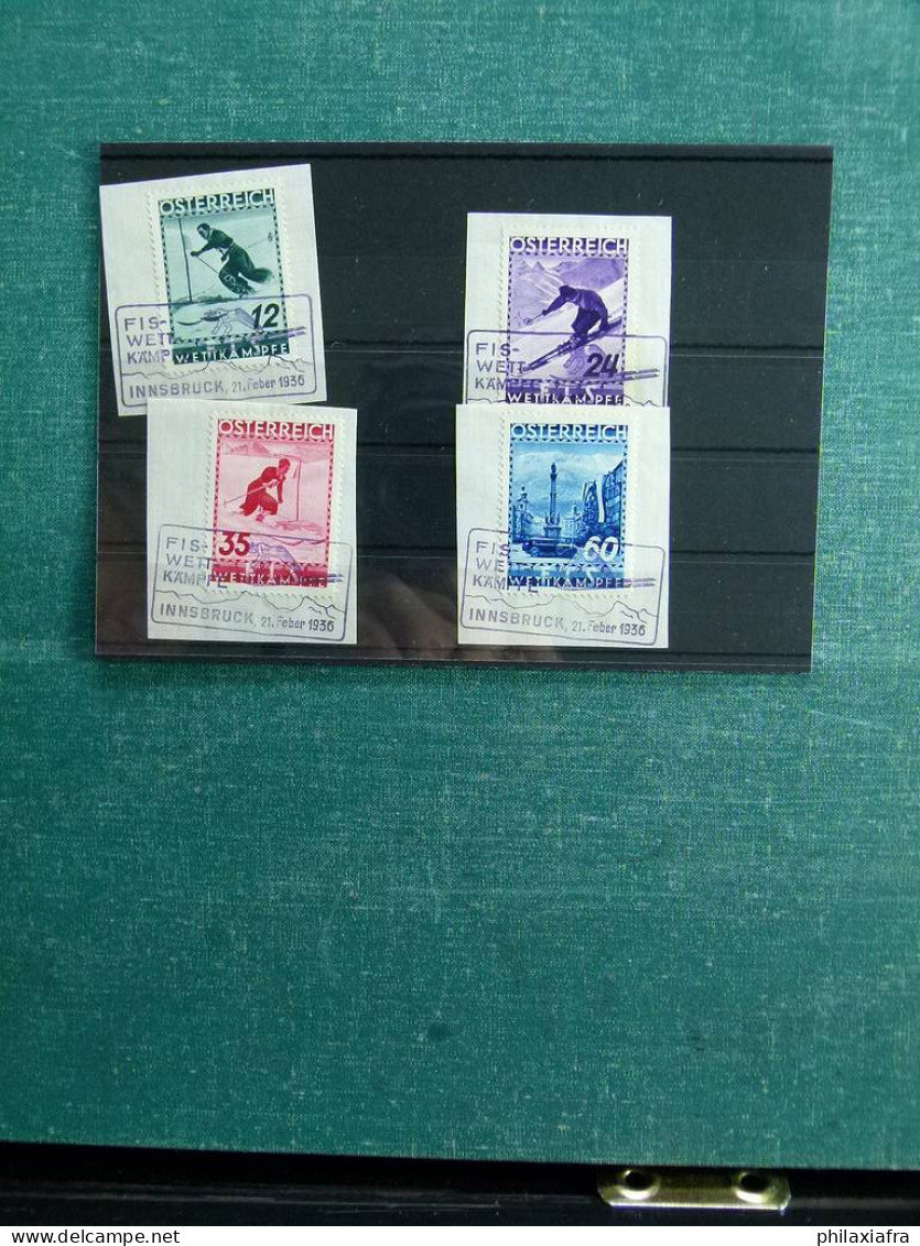 Stock lots Autrichie enchères anciennes, timbres, neufs et oblitéré FISA WIPA CV