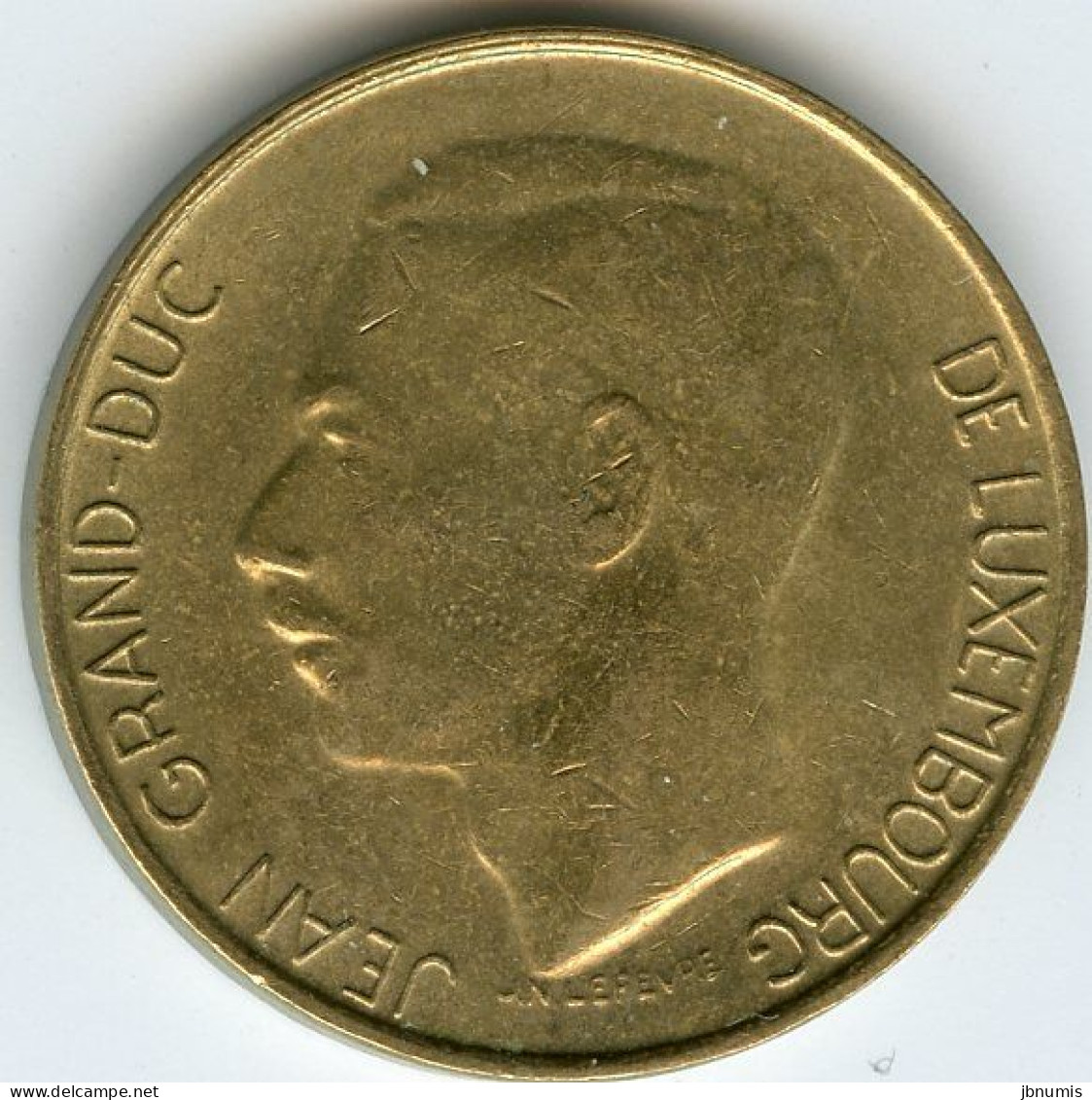 Luxembourg 5 Francs 1990 KM 65 - Luxemburg