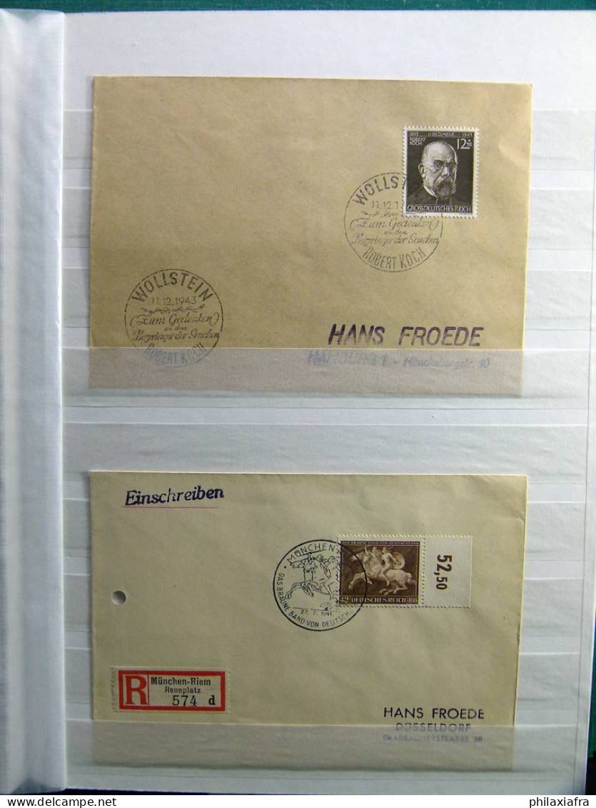 Stocker Europe classificateur timbres BF surtout neufs** enveloppe entire cartes