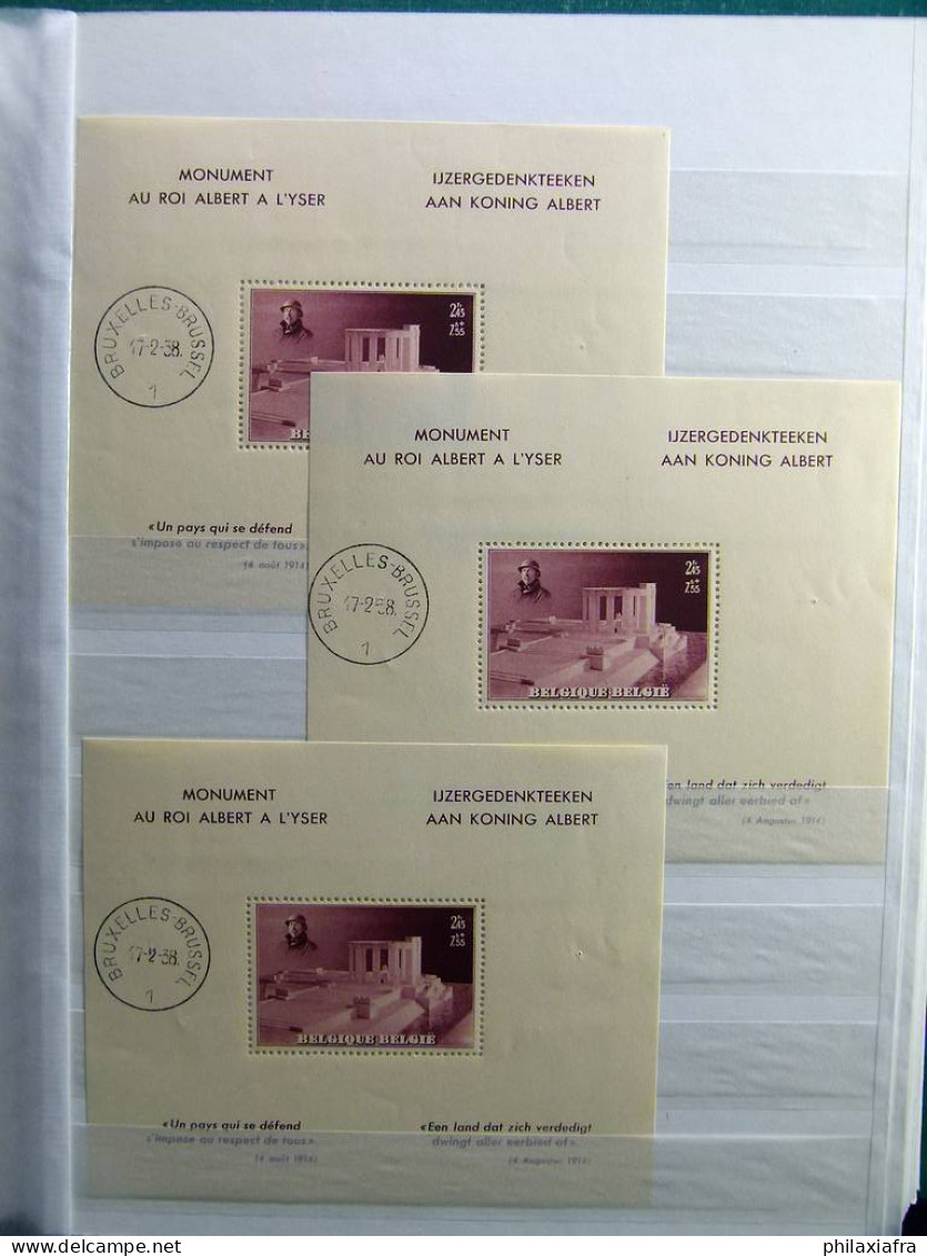 Stocker Europe classificateur timbres BF surtout neufs** enveloppe entire cartes