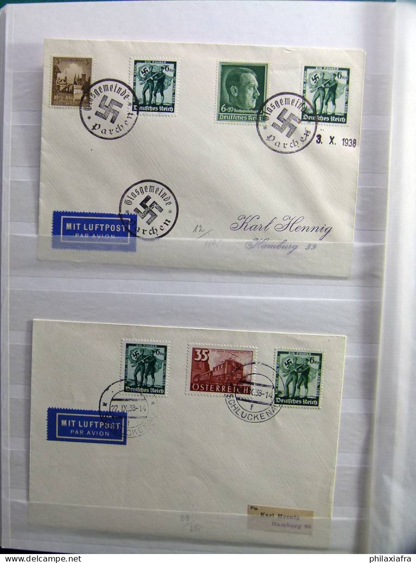 Stocker Europe classificateur timbres BF surtout neufs** enveloppe entire cartes