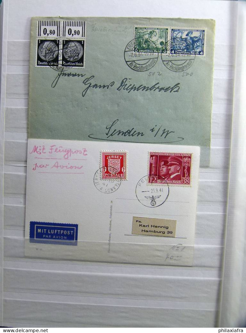 Stocker Europe classificateur timbres BF surtout neufs** enveloppe entire cartes