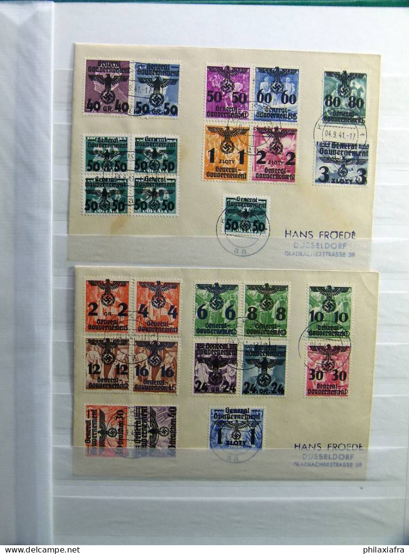 Stocker Europe classificateur timbres BF surtout neufs** enveloppe entire cartes