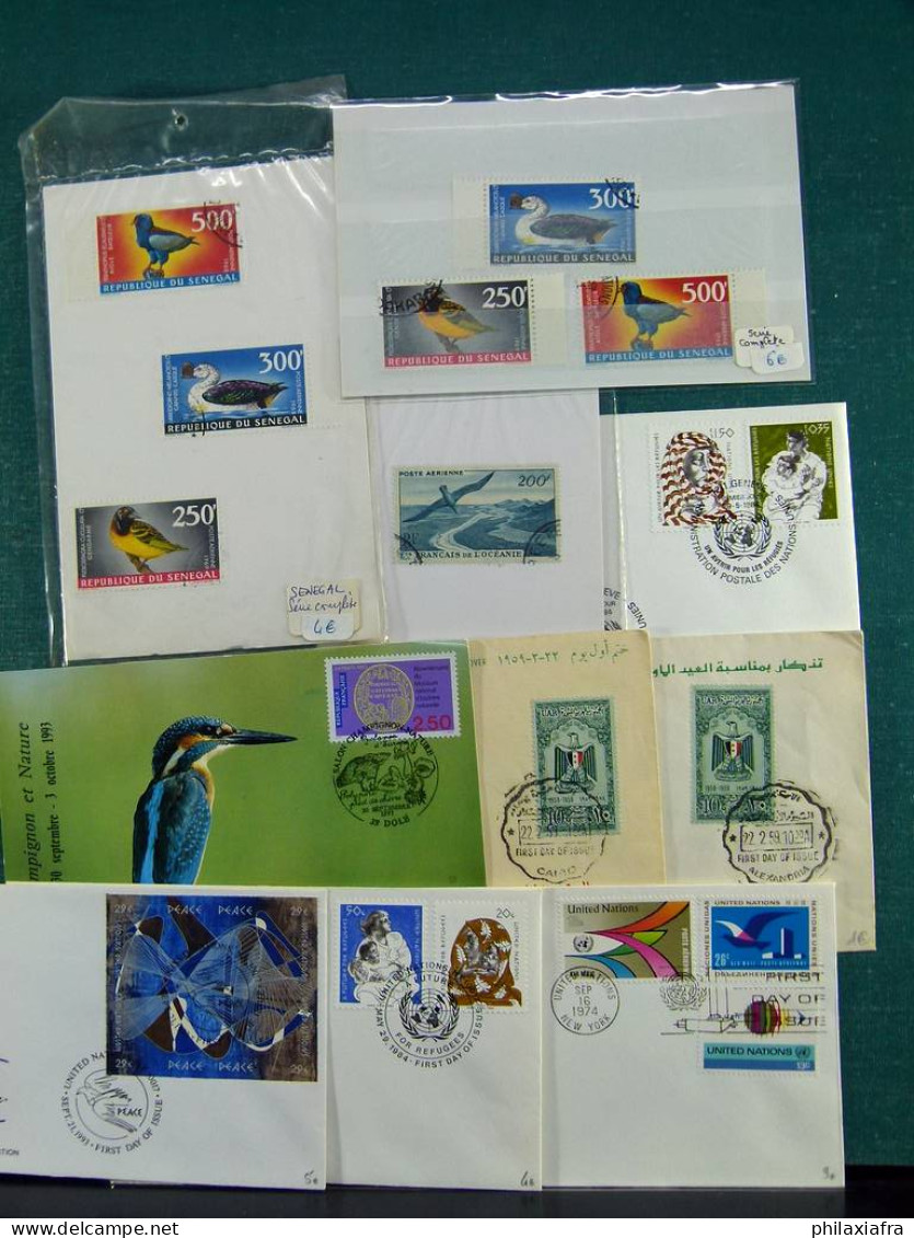 Collection  thèmes divers, FDC, Histoire postale. être inspecté