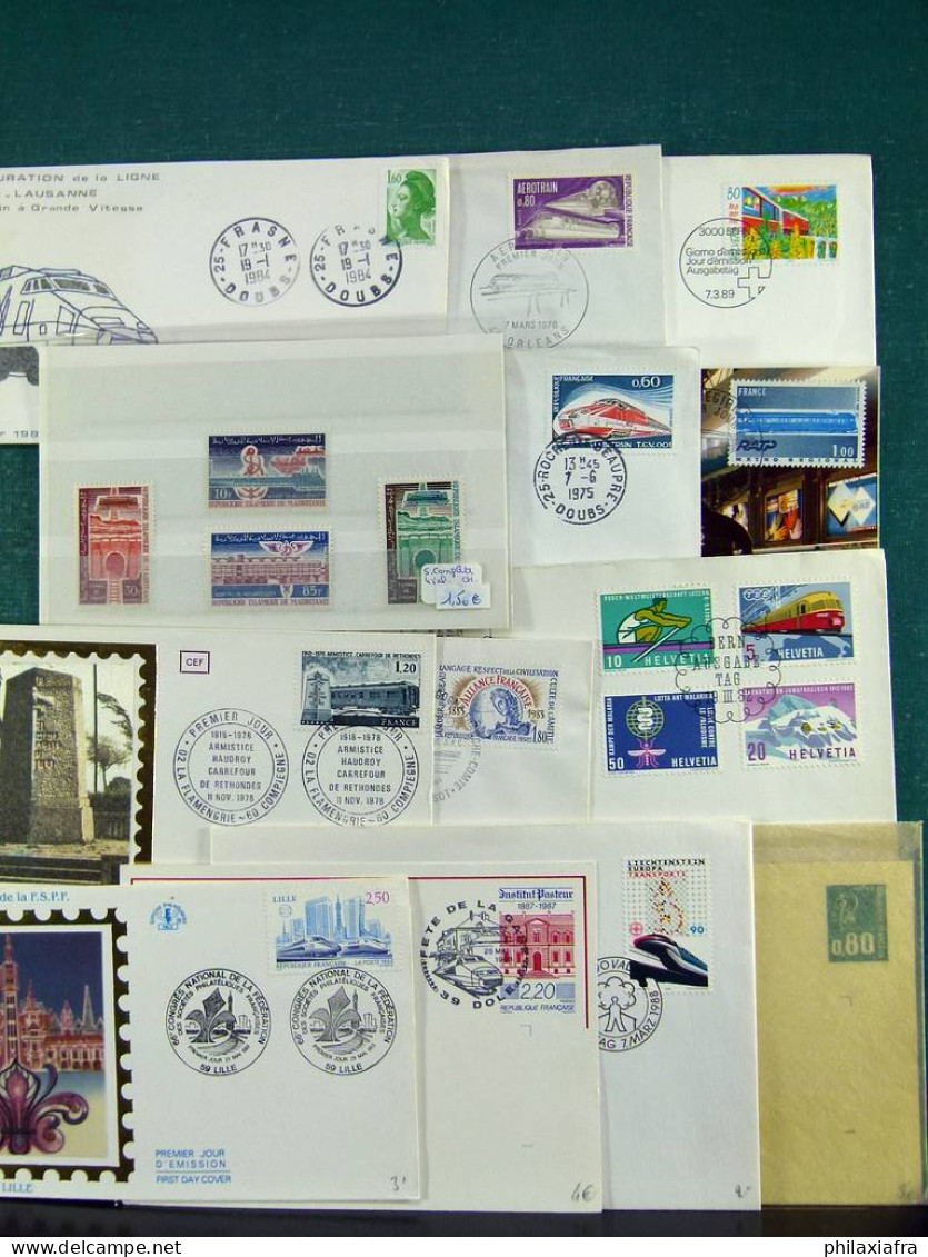 Collection  thèmes divers, FDC, Histoire postale. être inspecté