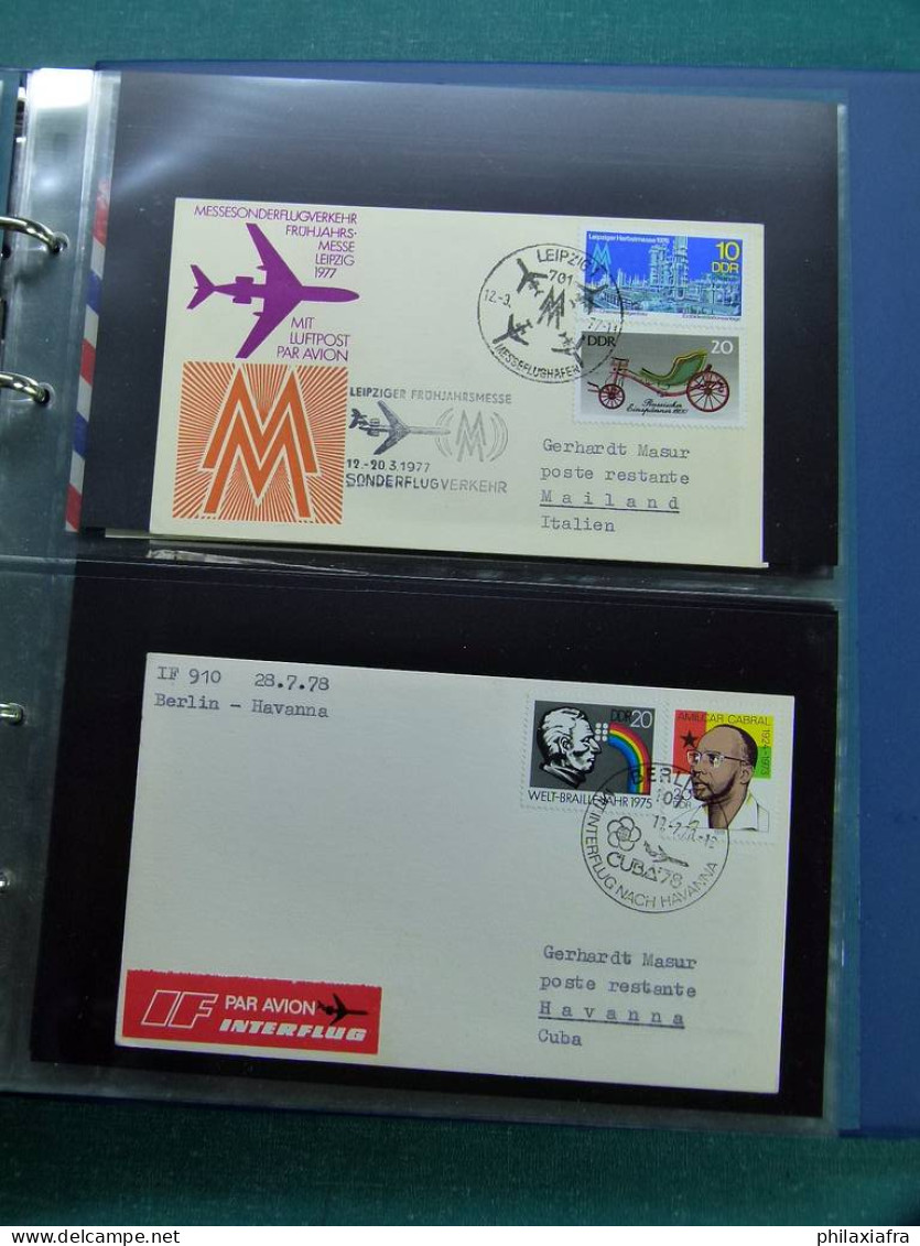 Beaucoup enveloppes, premiers vols, aussi années 50,  Londres -Monaco 1955 