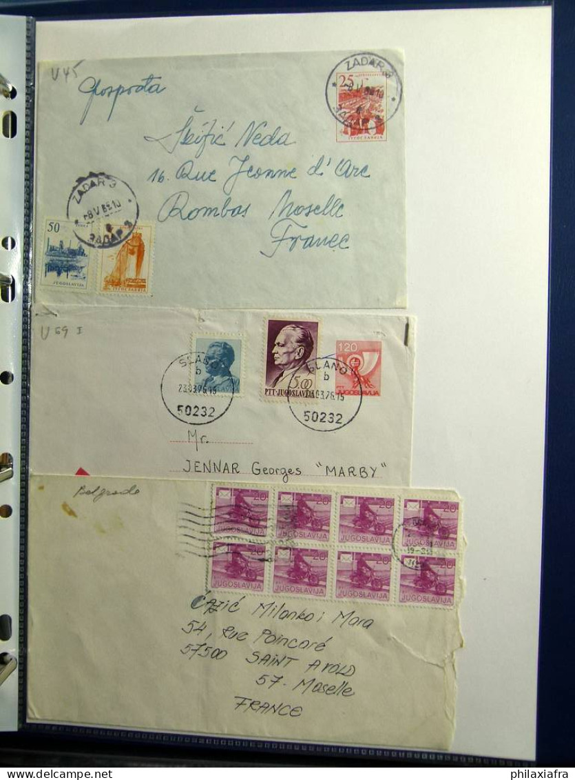 Collection Europe de l’Est, album, histoire postale et neuf timbres **