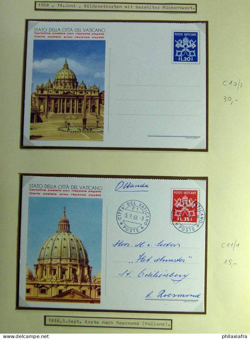 Collection Vatican, Issue D'une Exposition, Entire Postaux Aussi Filagrano C9/2 - Collections