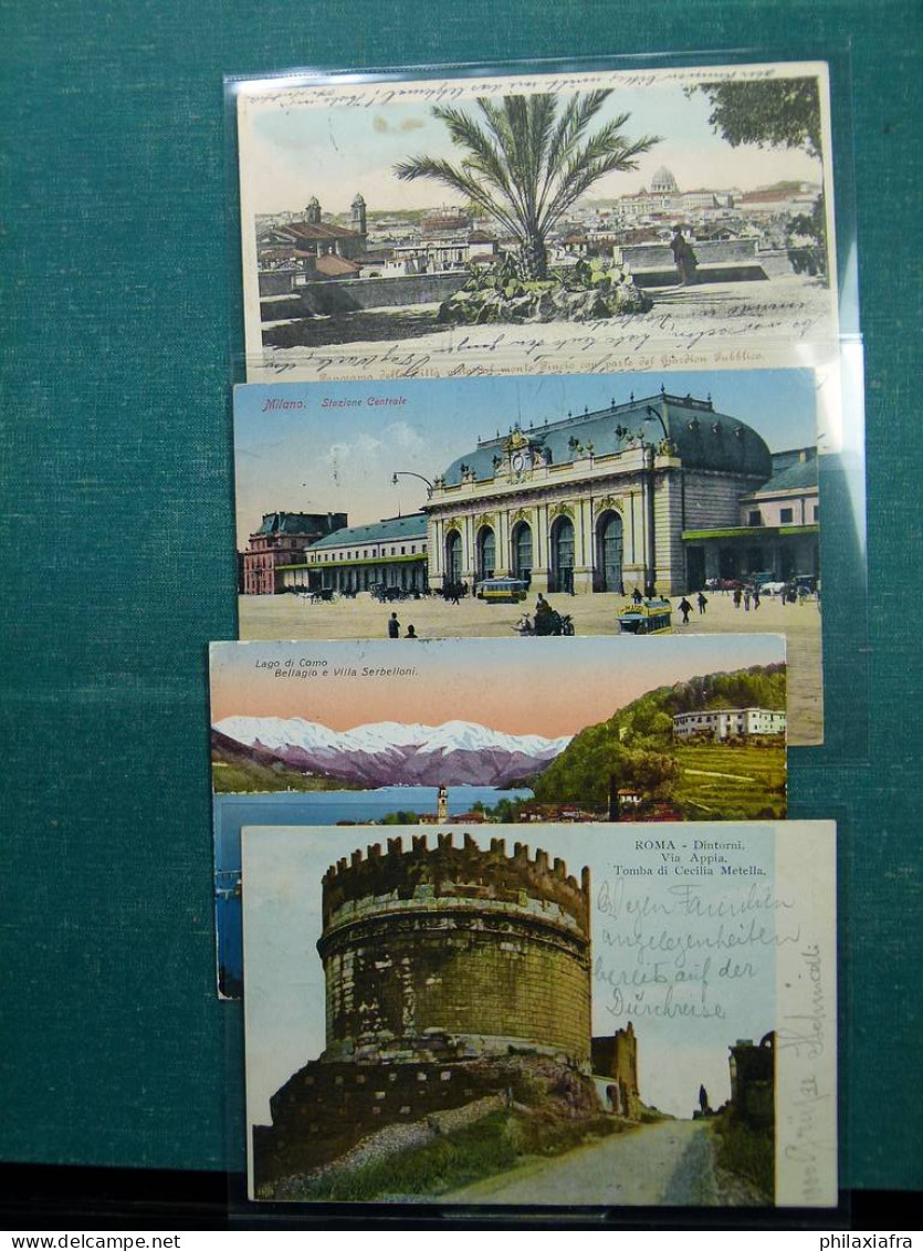 Collection de cartes postales du monde boîte carton 460 cartes anciennes du 900