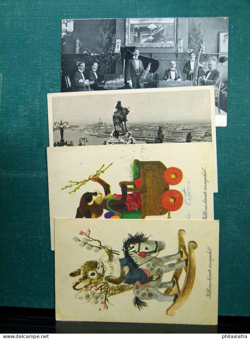 Collection de cartes postales du monde boîte carton 460 cartes anciennes du 900