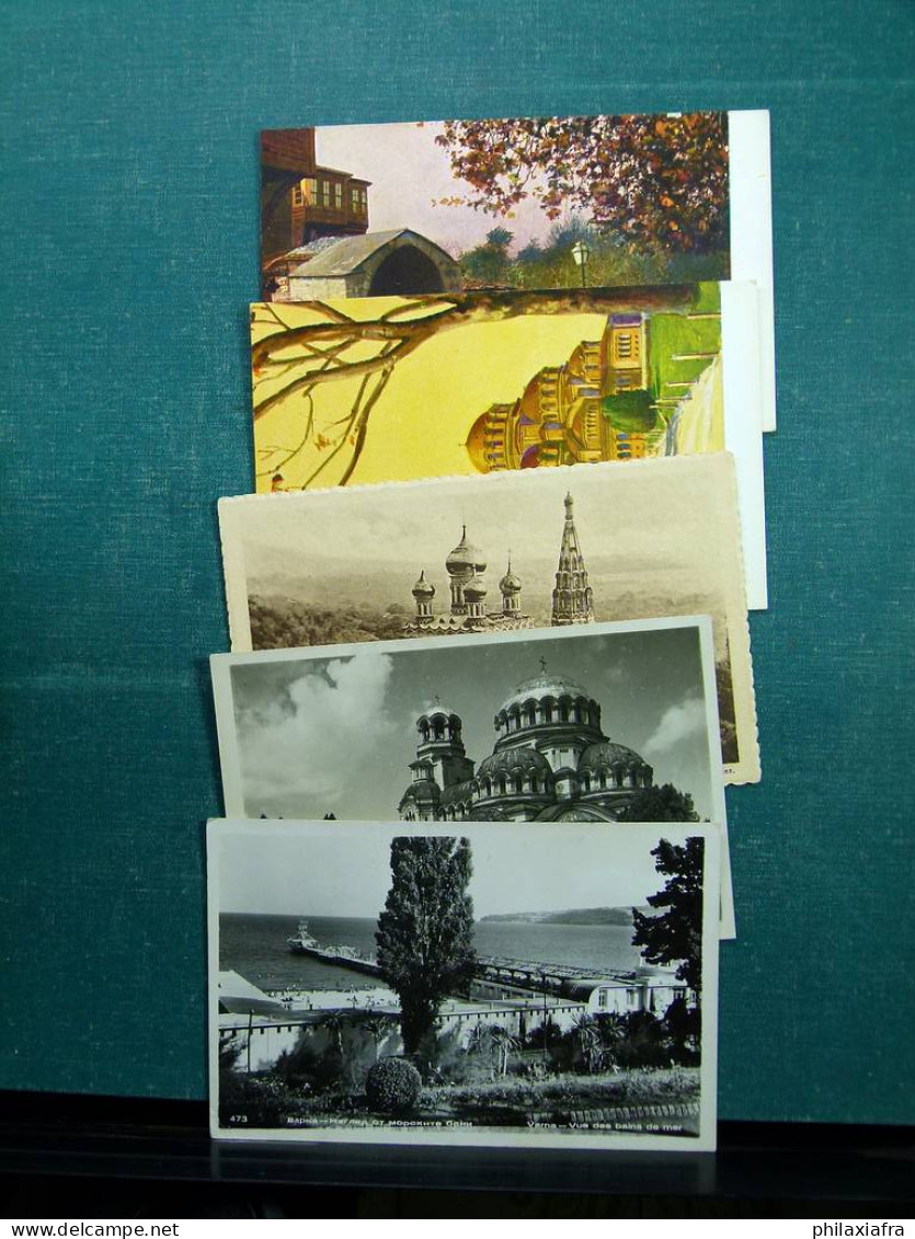 Collection de cartes postales du monde boîte carton 460 cartes anciennes du 900