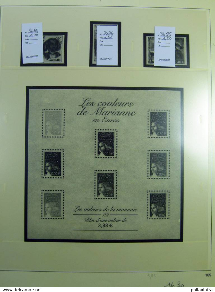 Album France, 2002-2003, Pages Complètes, Avec Pochettes. - Collections