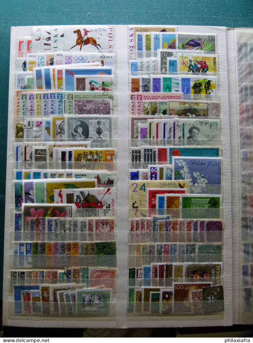 Collection Europe, grand classificateur, timbres oblitéré. Regarde les photos.