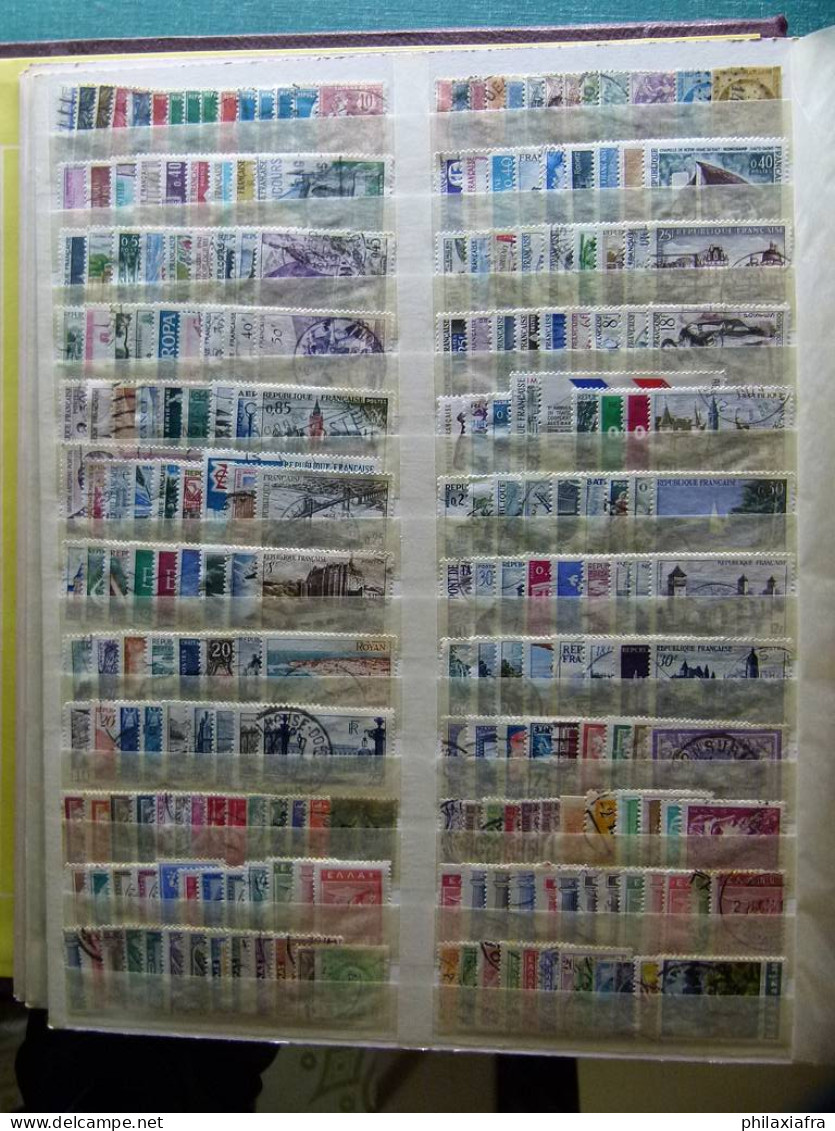 Collection Europe classificateur timbres surtout oblitéré de la periode classiqu