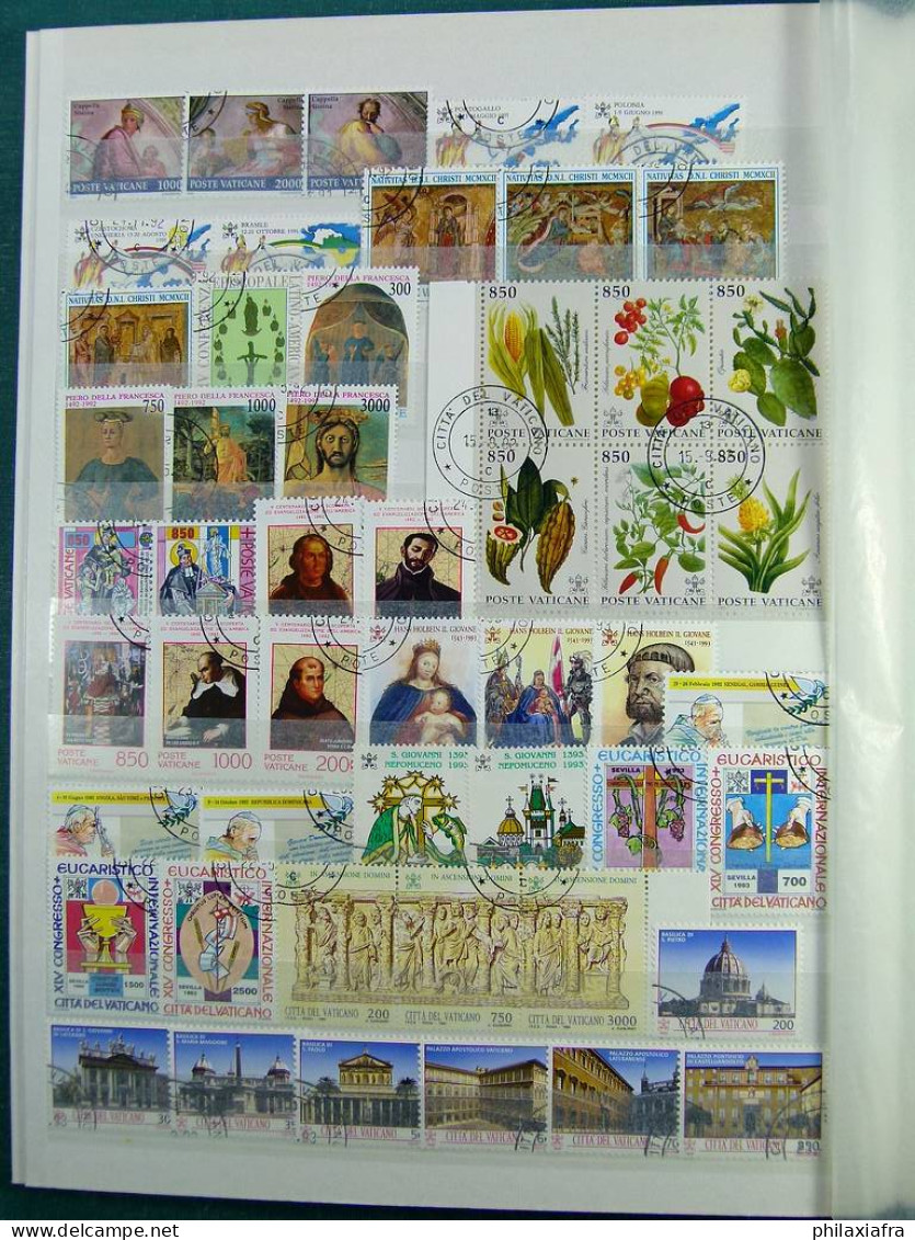 Collection du Vatican, de 1944 à 2012, avec timbres oblitérés, en séries com