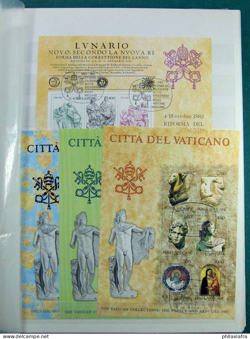 Collection du Vatican, de 1944 à 2012, avec timbres oblitérés, en séries com