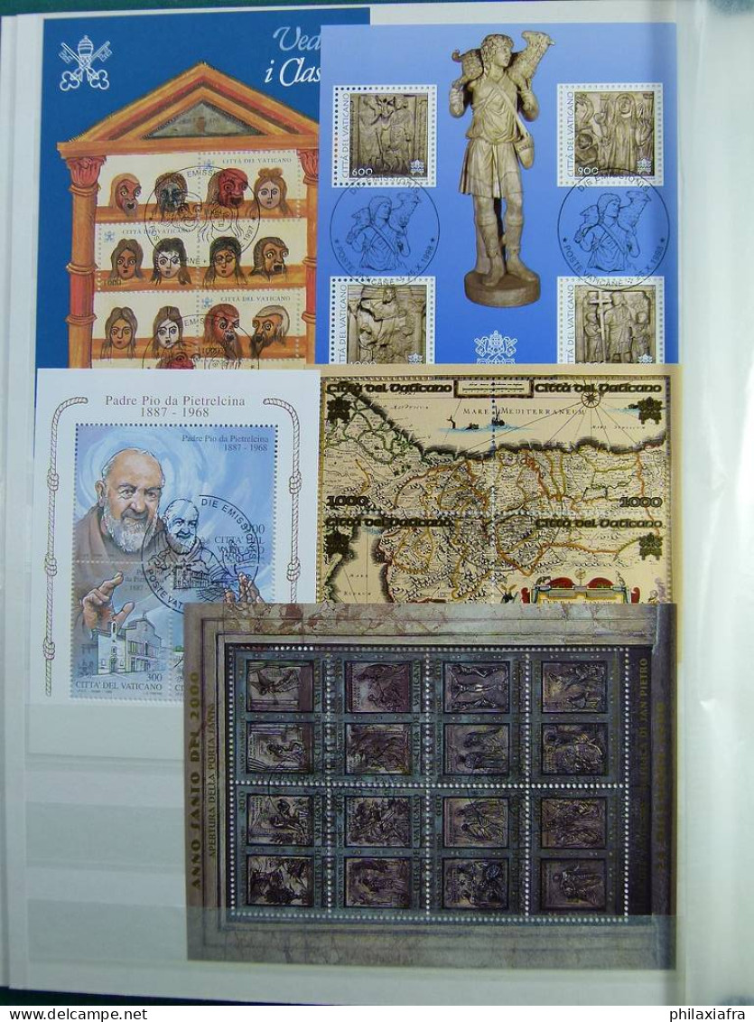 Collection du Vatican, de 1944 à 2012, avec timbres oblitérés, en séries com