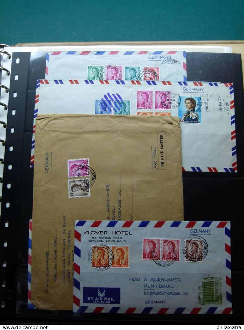 Collection Europe Monde, album,  timbres neufs et oblitéré, aussi enveloppes