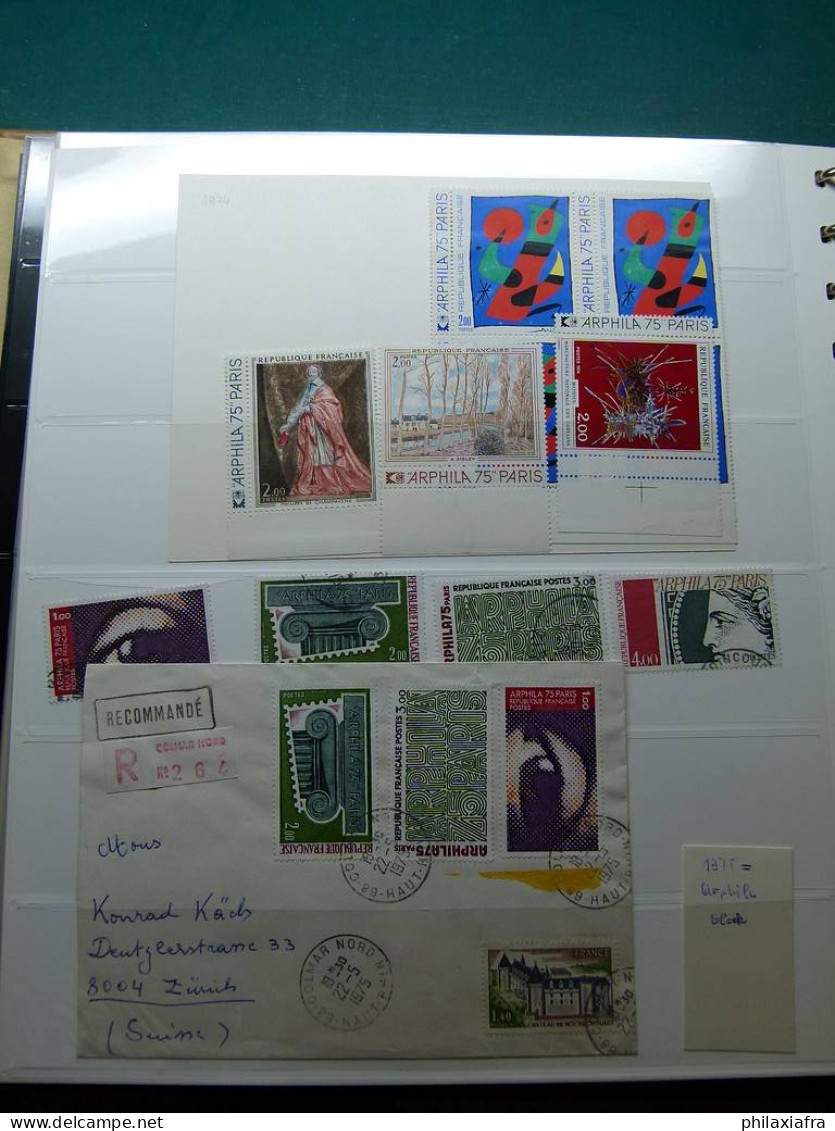 Collection Europe Monde, album,  timbres neufs et oblitéré, aussi enveloppes