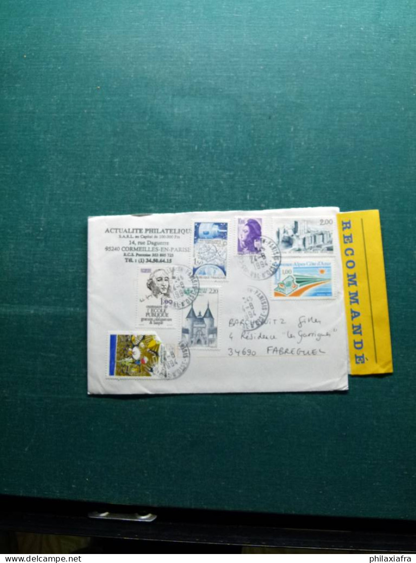 Lot France d'histoire postale boite: enveloppes et cartes postales jusque '90 