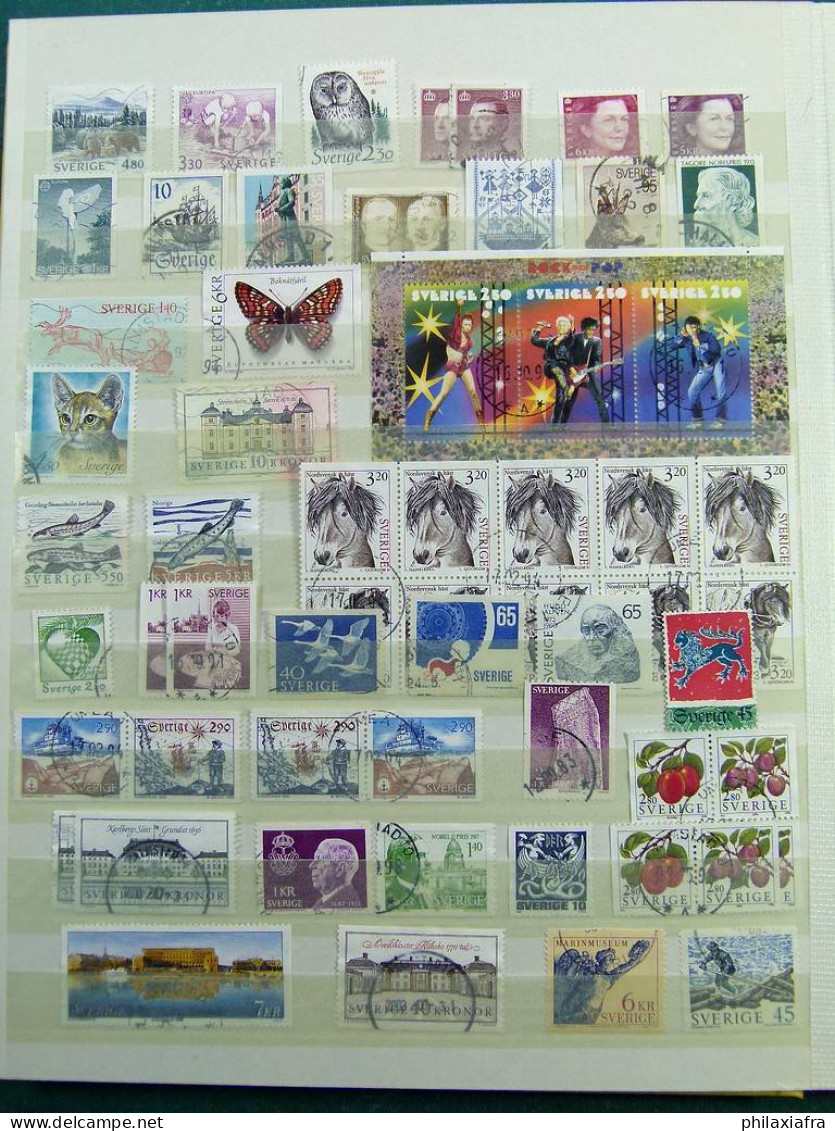Collection Europa, avec timbres neufs et oblitérés.