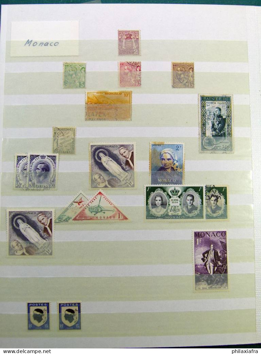 Collection Europa, avec timbres neufs et oblitérés.