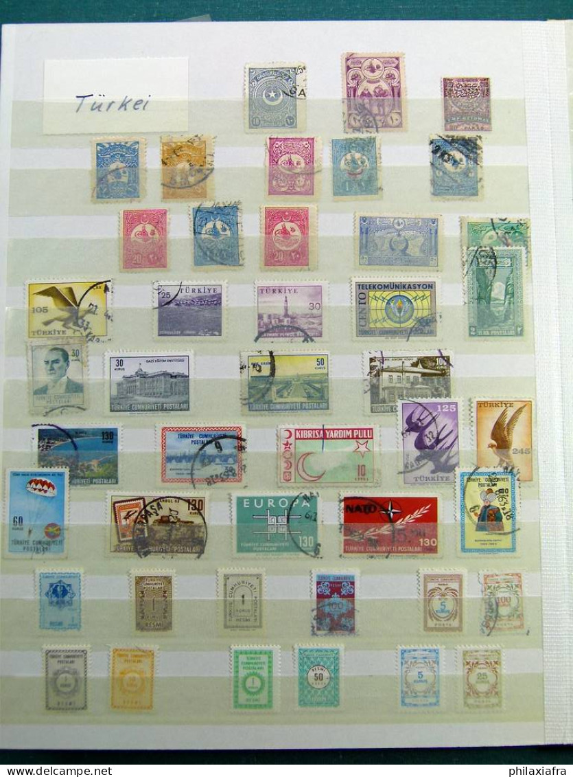 Collection Europa, avec timbres neufs et oblitérés.