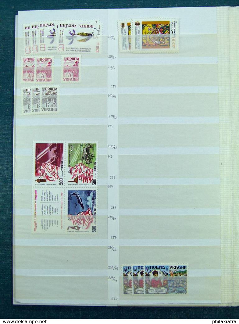 Collection Ukrainienne, Sur Pages De Classeur, De 1992 à 2013, Avec Timbres Neu - Ukraine