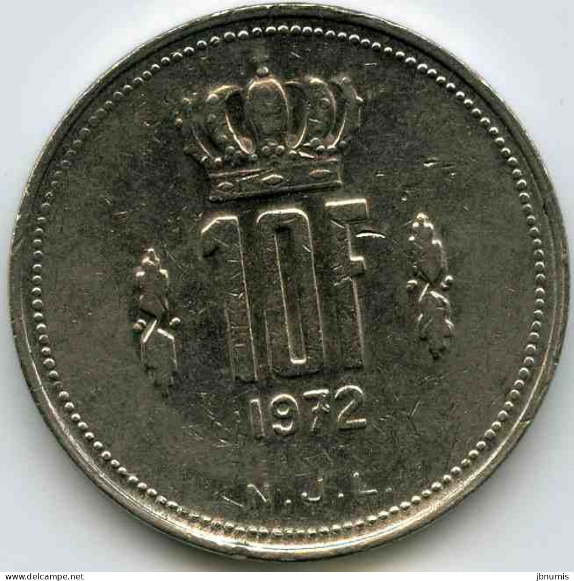 Luxembourg 10 Francs 1972 KM 57 - Luxembourg