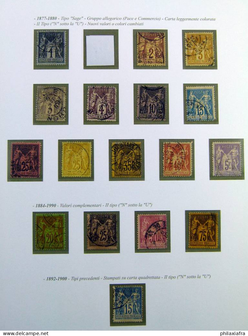 Incroyable collection France, de 1849 à 1958, sur 3 albums Euralbo neufs, avec 