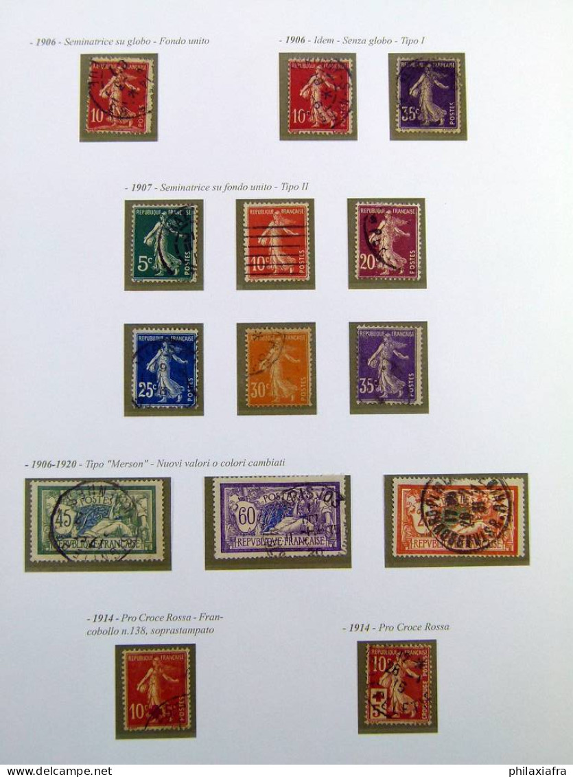 Incroyable collection France, de 1849 à 1958, sur 3 albums Euralbo neufs, avec 