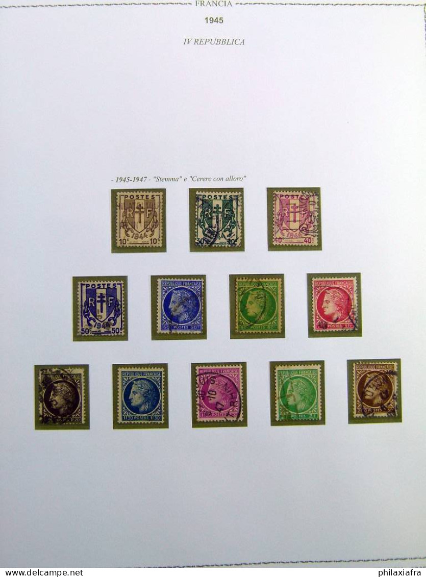 Incroyable collection France, de 1849 à 1958, sur 3 albums Euralbo neufs, avec 