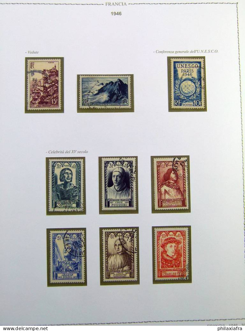 Incroyable collection France, de 1849 à 1958, sur 3 albums Euralbo neufs, avec 