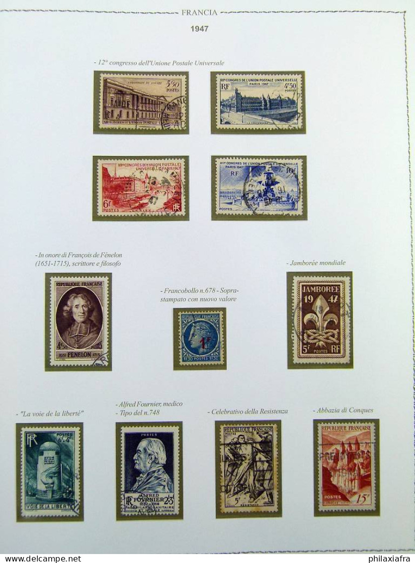 Incroyable collection France, de 1849 à 1958, sur 3 albums Euralbo neufs, avec 