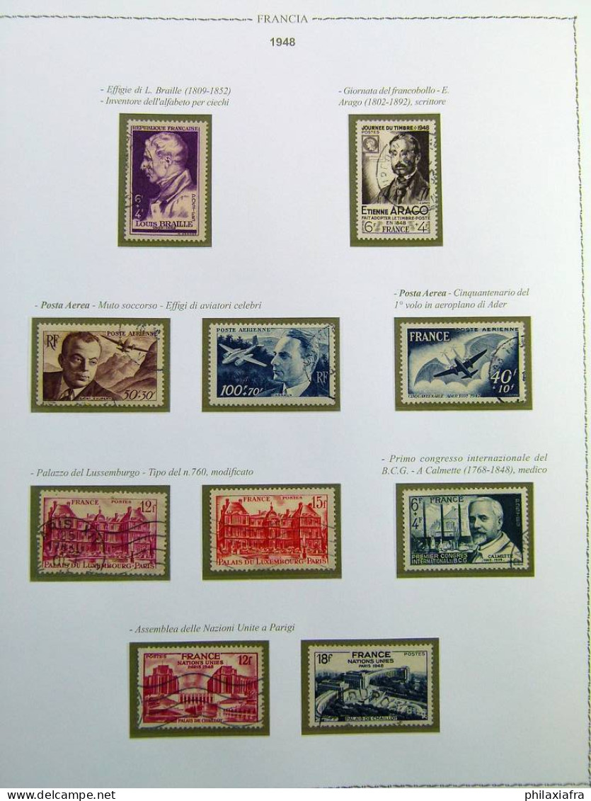 Incroyable collection France, de 1849 à 1958, sur 3 albums Euralbo neufs, avec 