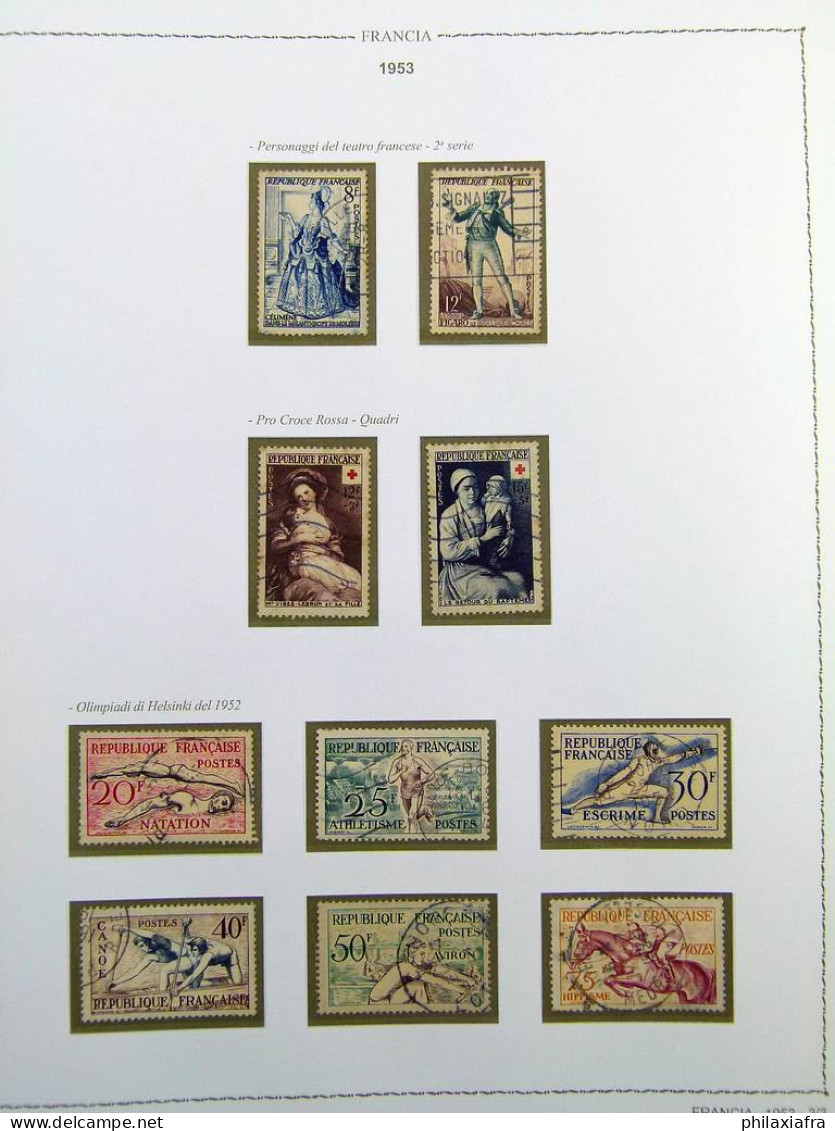 Incroyable collection France, de 1849 à 1958, sur 3 albums Euralbo neufs, avec 