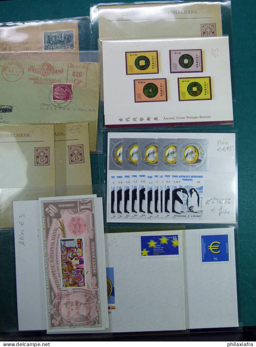 Collection Thématique Diverse, avec timbres neufs et oblitérés, enveloppes, c