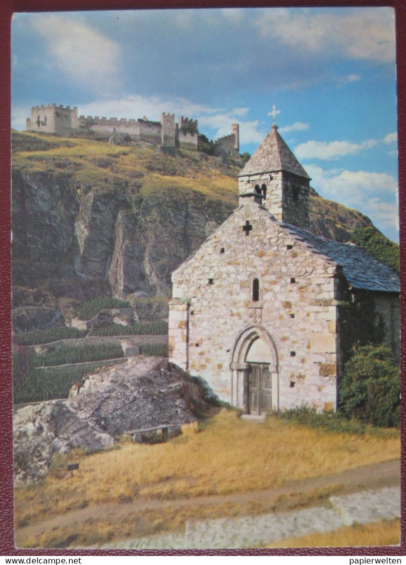 Sion (VS) -  Chapelle De Tous-les-Saints Et Ruines De Tourbillon - Sion