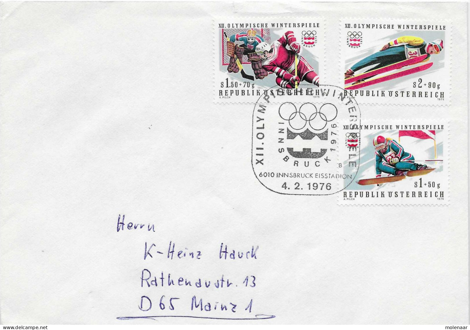 Postzegels > Europa > Oostenrijk > 1945-.... 2de Republiek > 1971-1980 > Brief Met 1522-1524 (17761) - Lettres & Documents