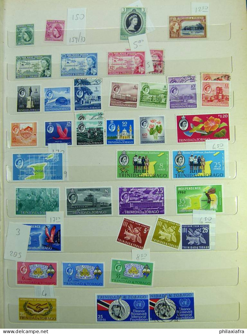 Collection Trinité-et-Tobago, Sur Classeur, Avec Pour La Plupart Des Timbres Ne - Trinité & Tobago (1962-...)