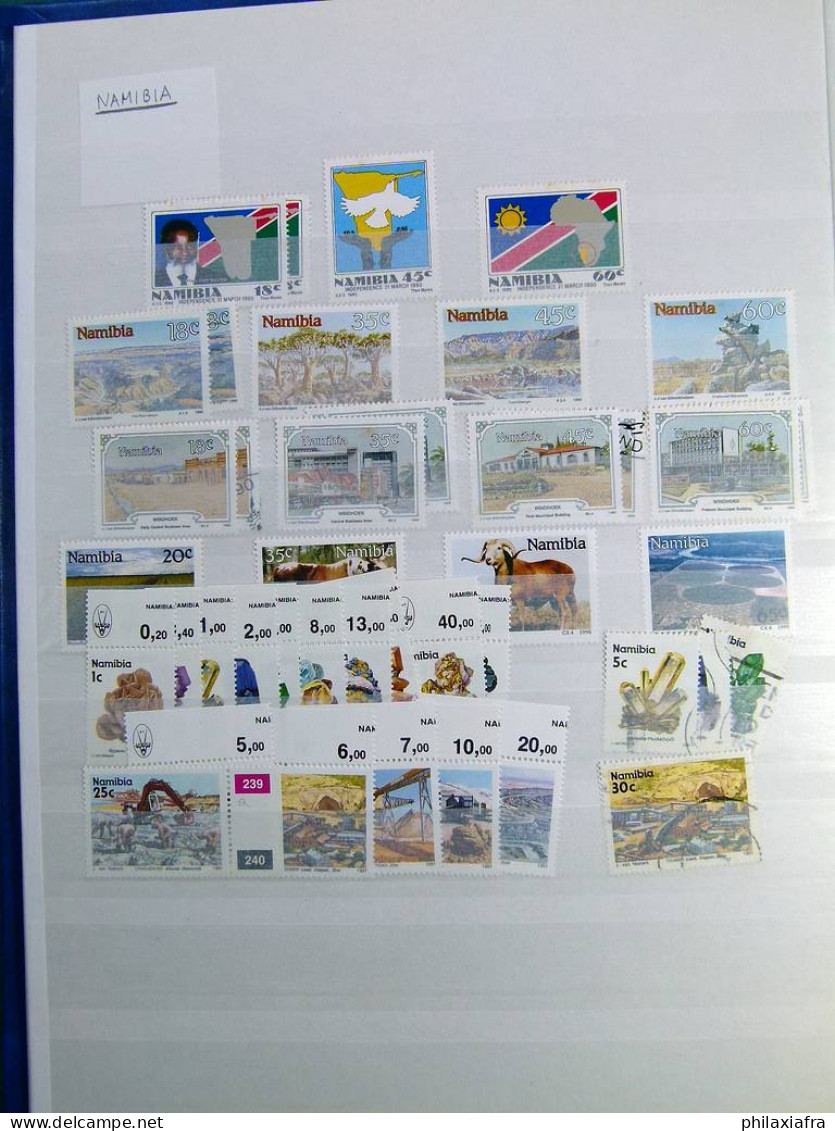 Collection Namibie, Sur Classeur, Avec Pour La Plupart Des Timbres Neufs ** Sans - Namibie (1990- ...)