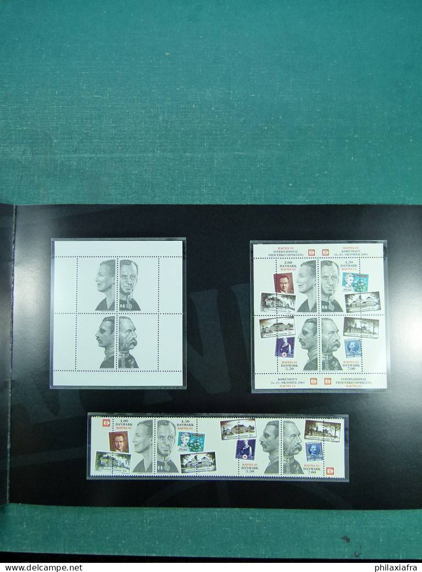 Collection de timbres principalement de la région scandinave.