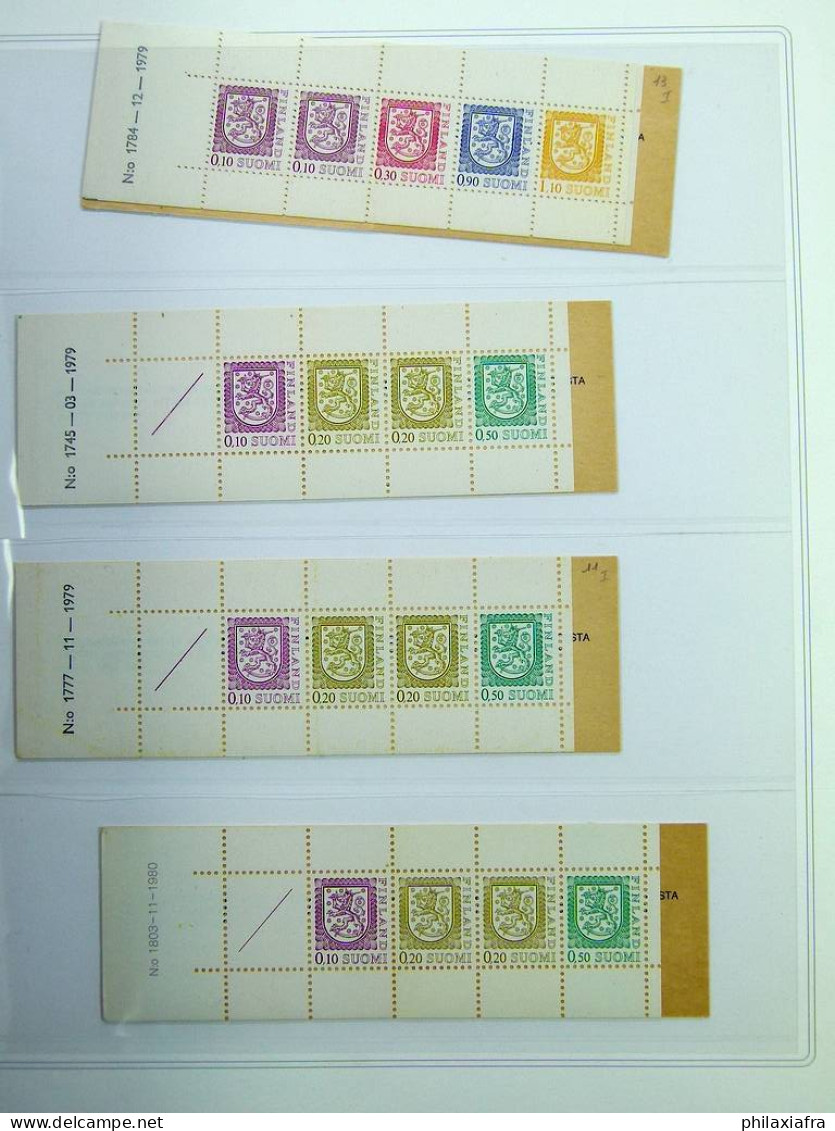 Incroyable collection Finlande, sur 2 albums, de 1856 à 1986, avec timbres d'ab