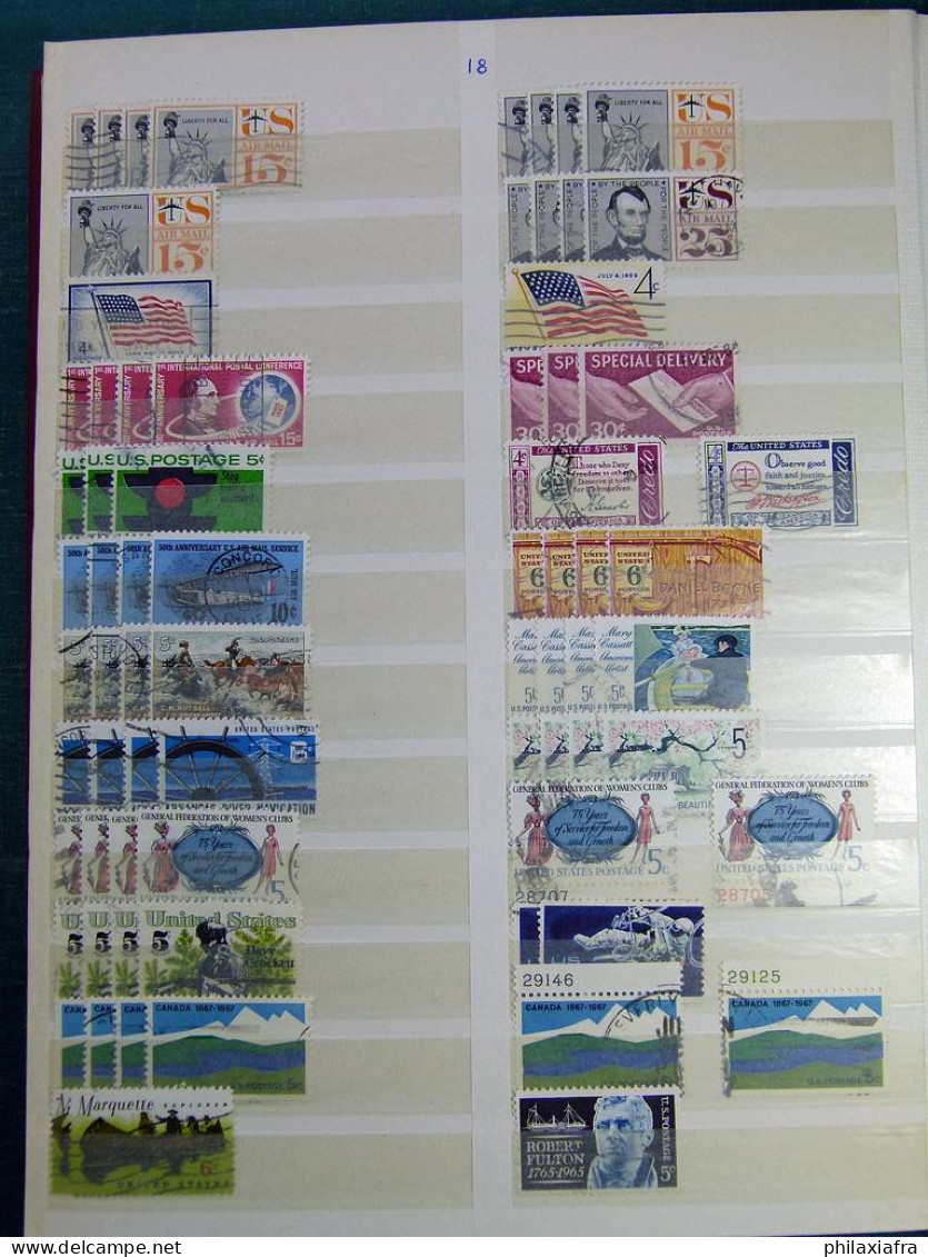 Collection Mondo, avec des timbres usés, même répétés.