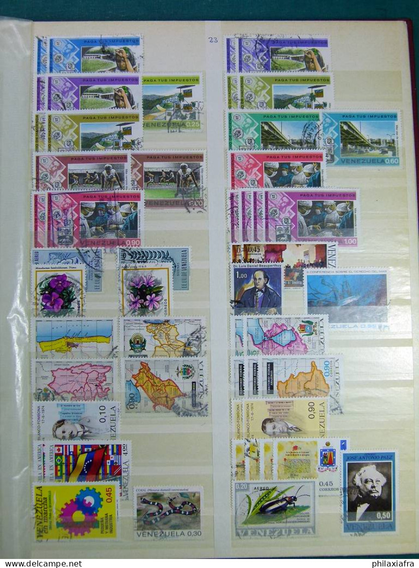 Collection Mondo, avec des timbres usés, même répétés.