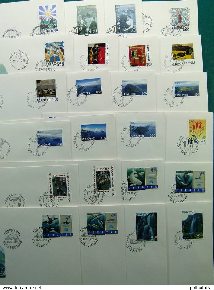 Collecte De FDC Des Îles Féroé, Jusqu'en 2009. - Collections