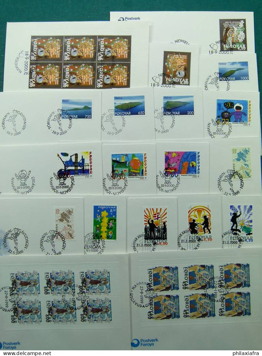 Collecte De FDC Des Îles Féroé, Jusqu'en 2009. - Collections